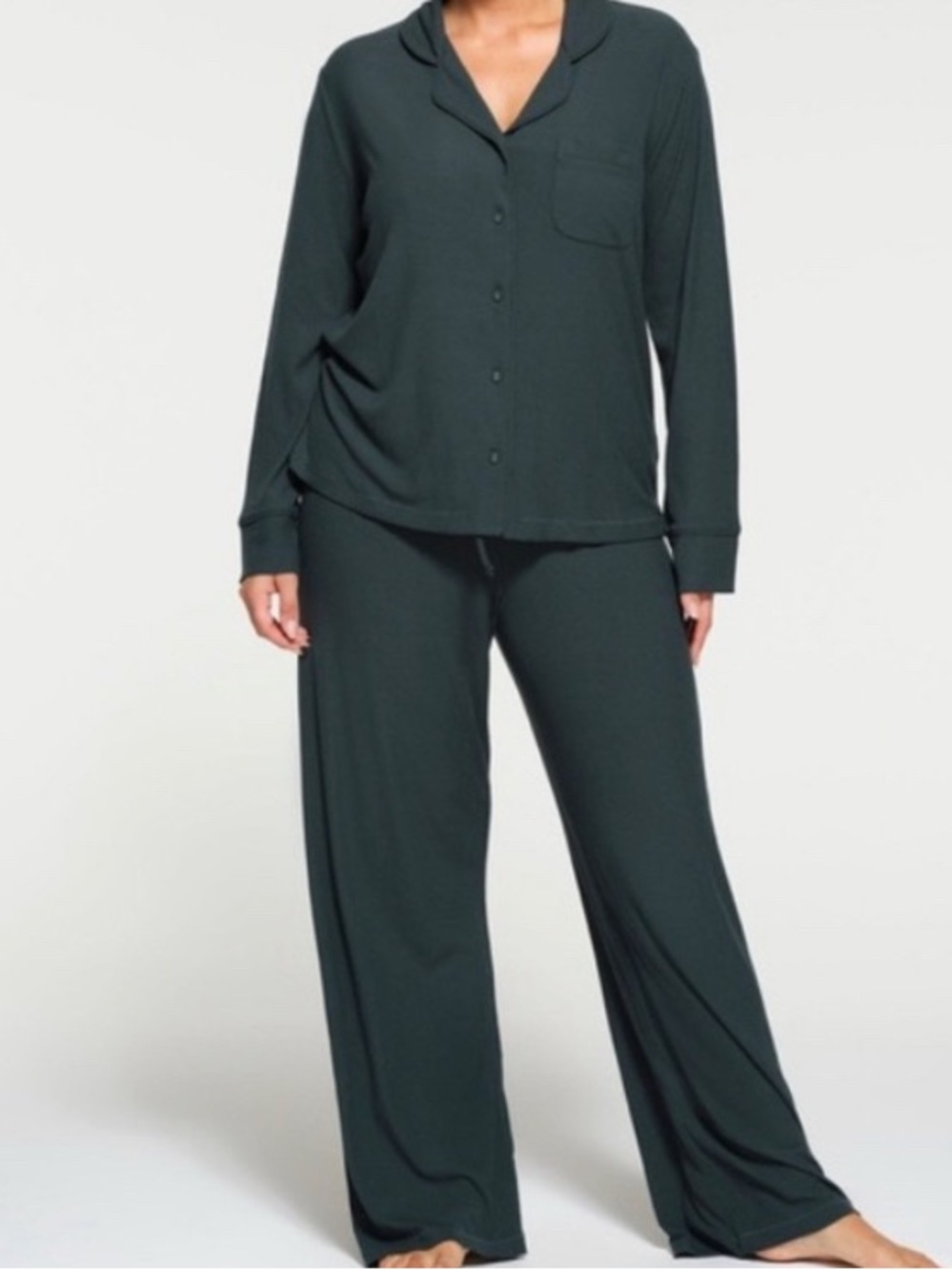SKIMS Cypress Soft Lounge Pajama Set M
